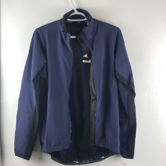 adidas Climaheat men’s Cycling Winter Jacket navy - Picture 5 of 16